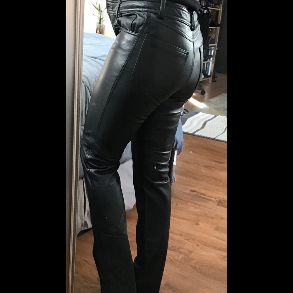 Leather pants